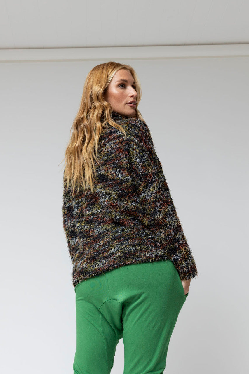 Black Speckle Fluffy Love Jumper - Sale
