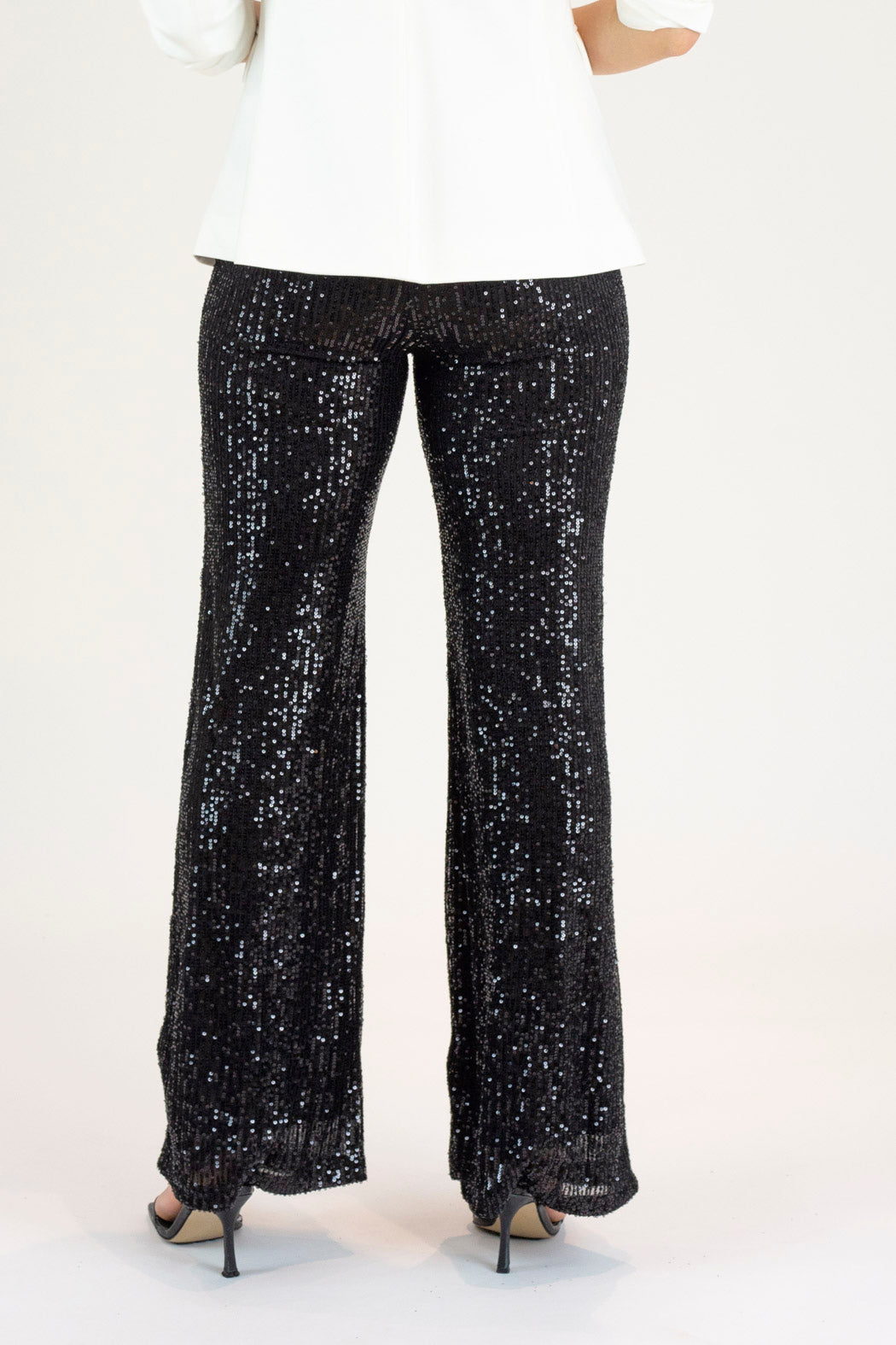 Black Sequin Flare - Final Sale