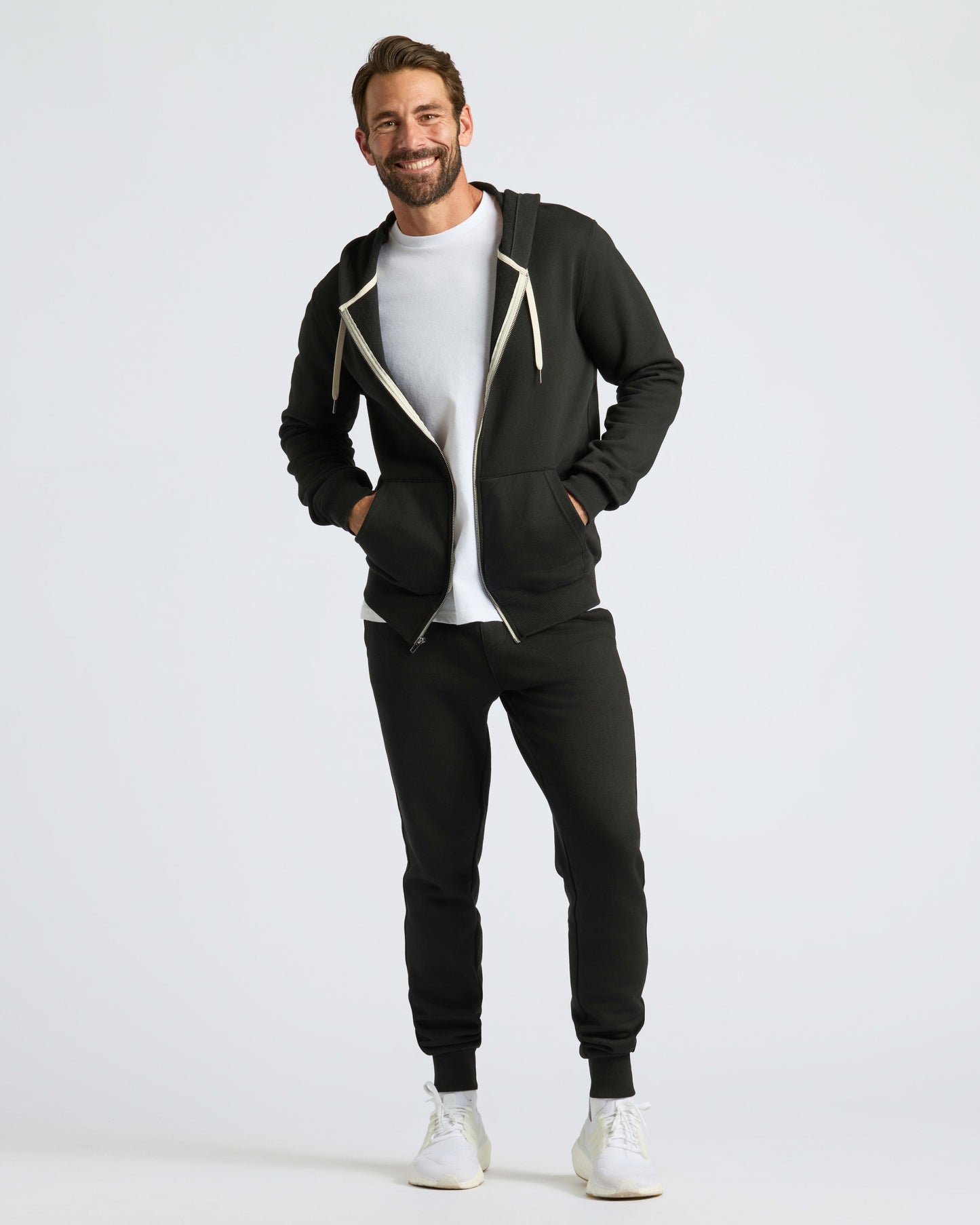 Black Fleece French Terry Zip Hoodie