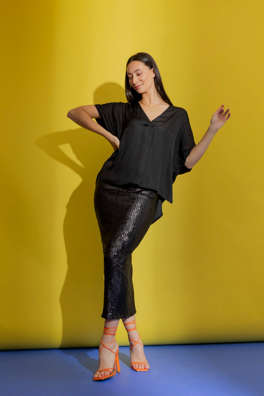 Black Bondi Top