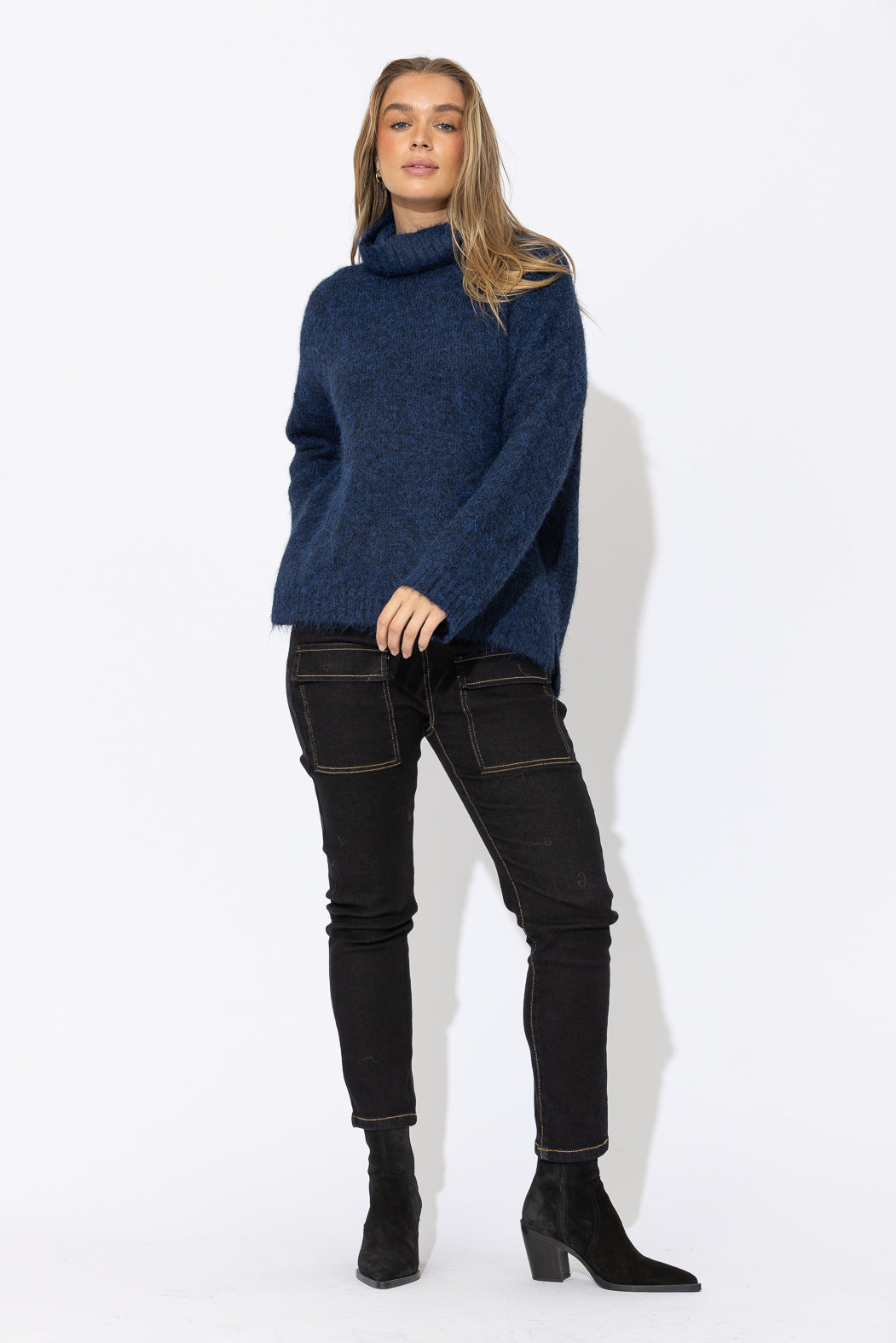 Black Stretch Jogger Jean