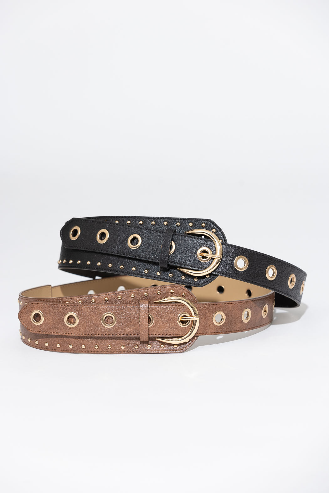 Black Asymmetric Belt