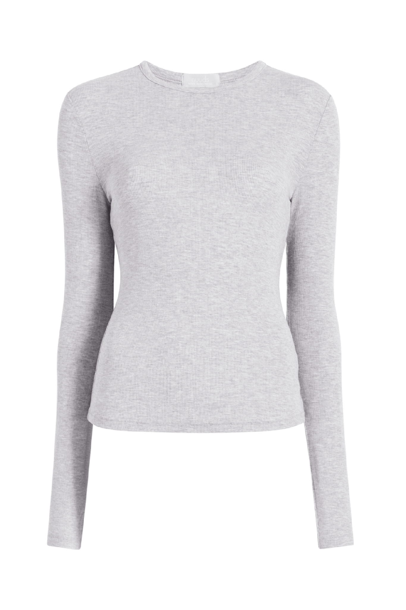 Slinky Rib Long Sleeve Shirt | Heather Grey