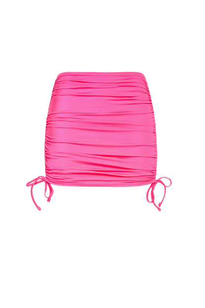 Ruched Swim Skirt | Dragonfruit