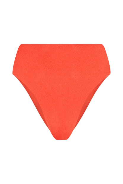 High Waist Bikini Bottom | Crispy Papaya