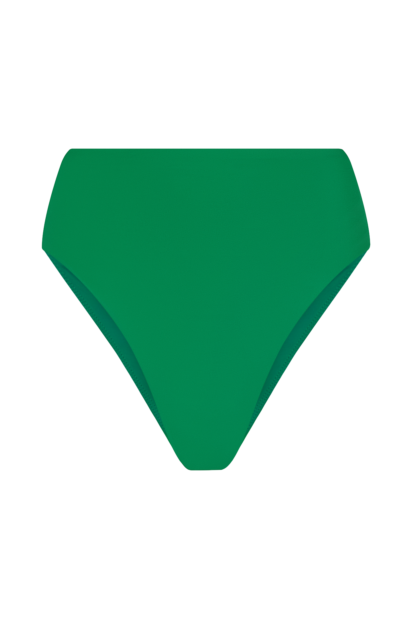 High Waist Bikini Bottom | Smooth Emerald