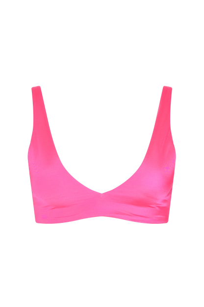 Plunge Bikini Top | Smooth Dragonfruit