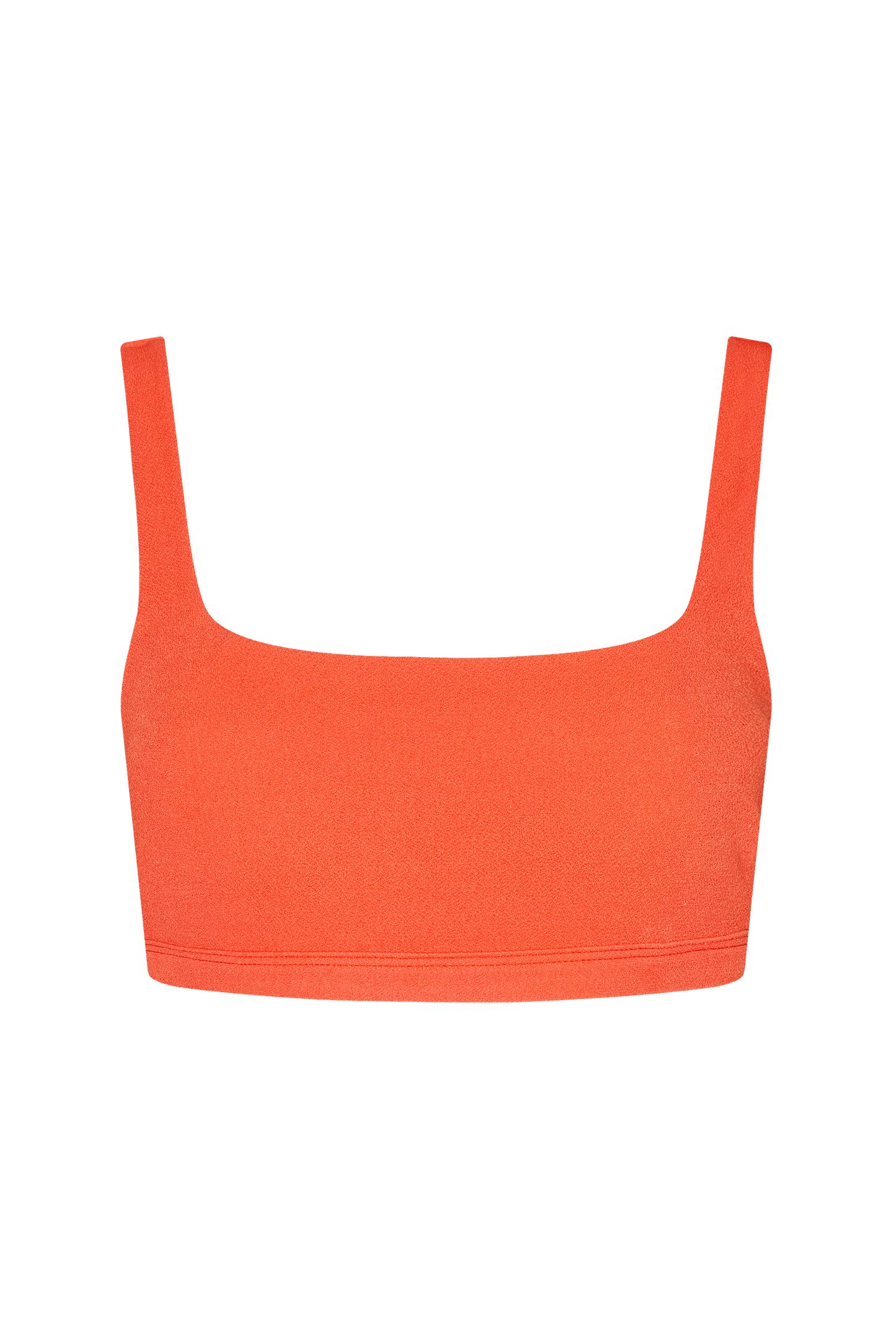Square Neck Bikini Top | Crispy Papaya
