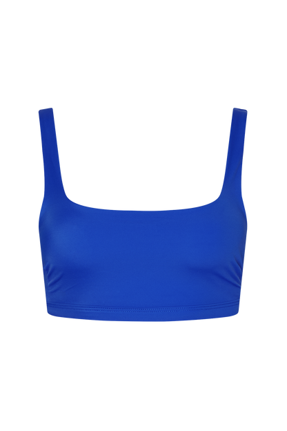 Square Neck Bikini Top | Smooth Blueberry