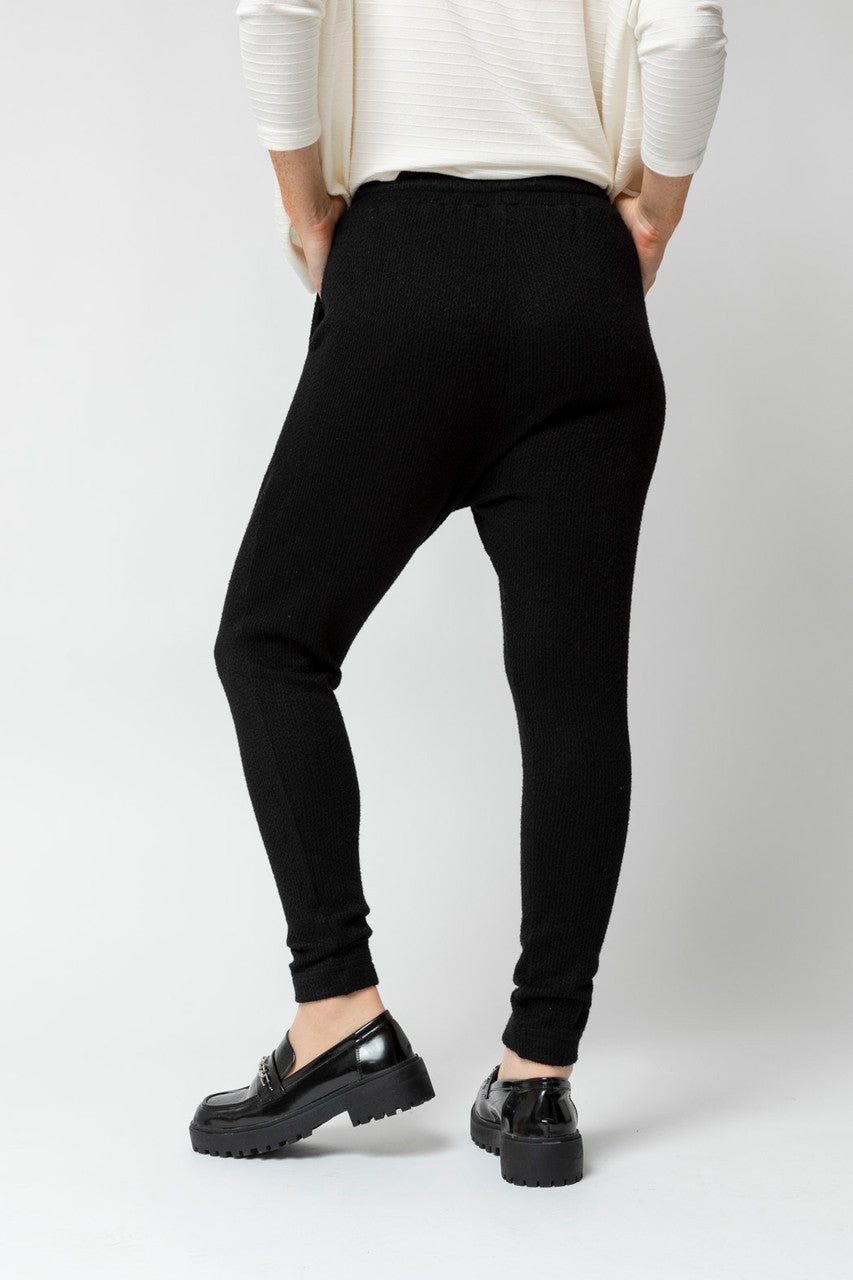 Black Cable Lounge Pant- Sale
