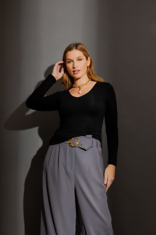 Black Tencel Lust Top