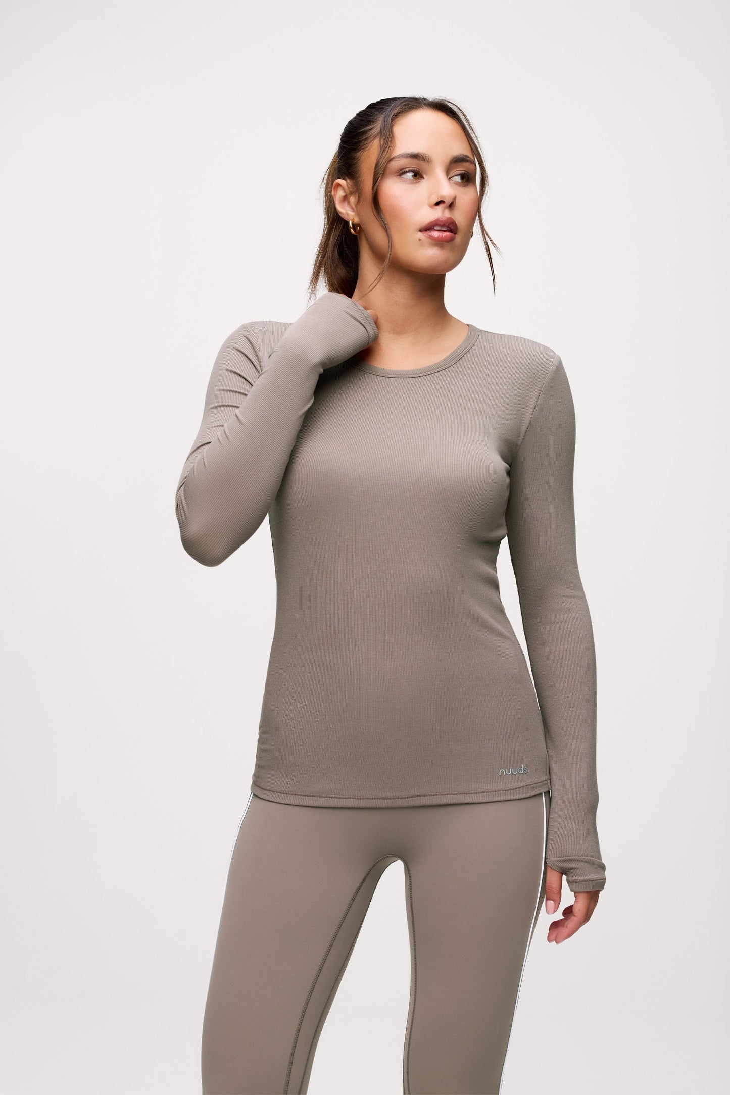 Sporty Rib Bra Long Sleeve
