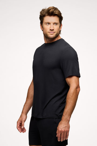 Men's Pajama Short Set | Black