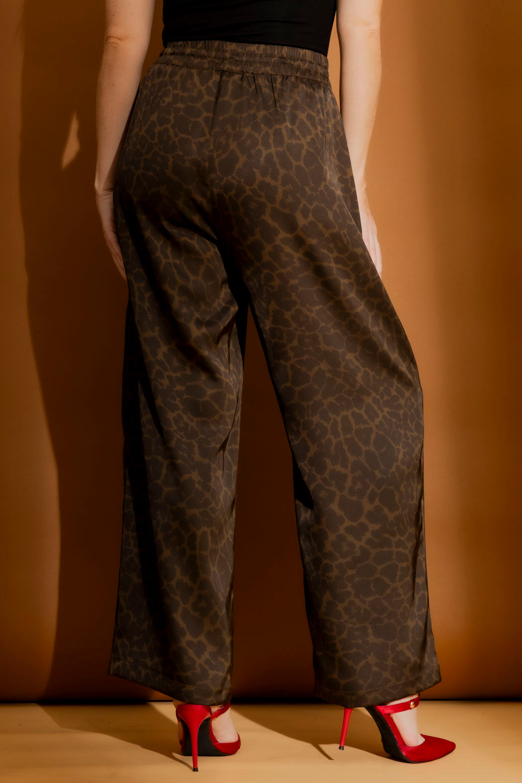Brown Animal Pull On Pant Brown Animal