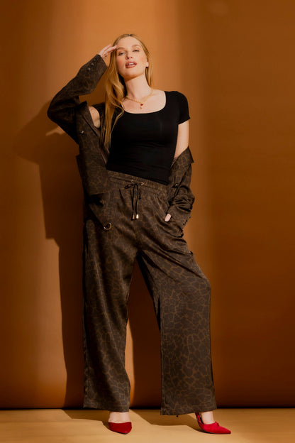 Black Tencel Doubled Tee