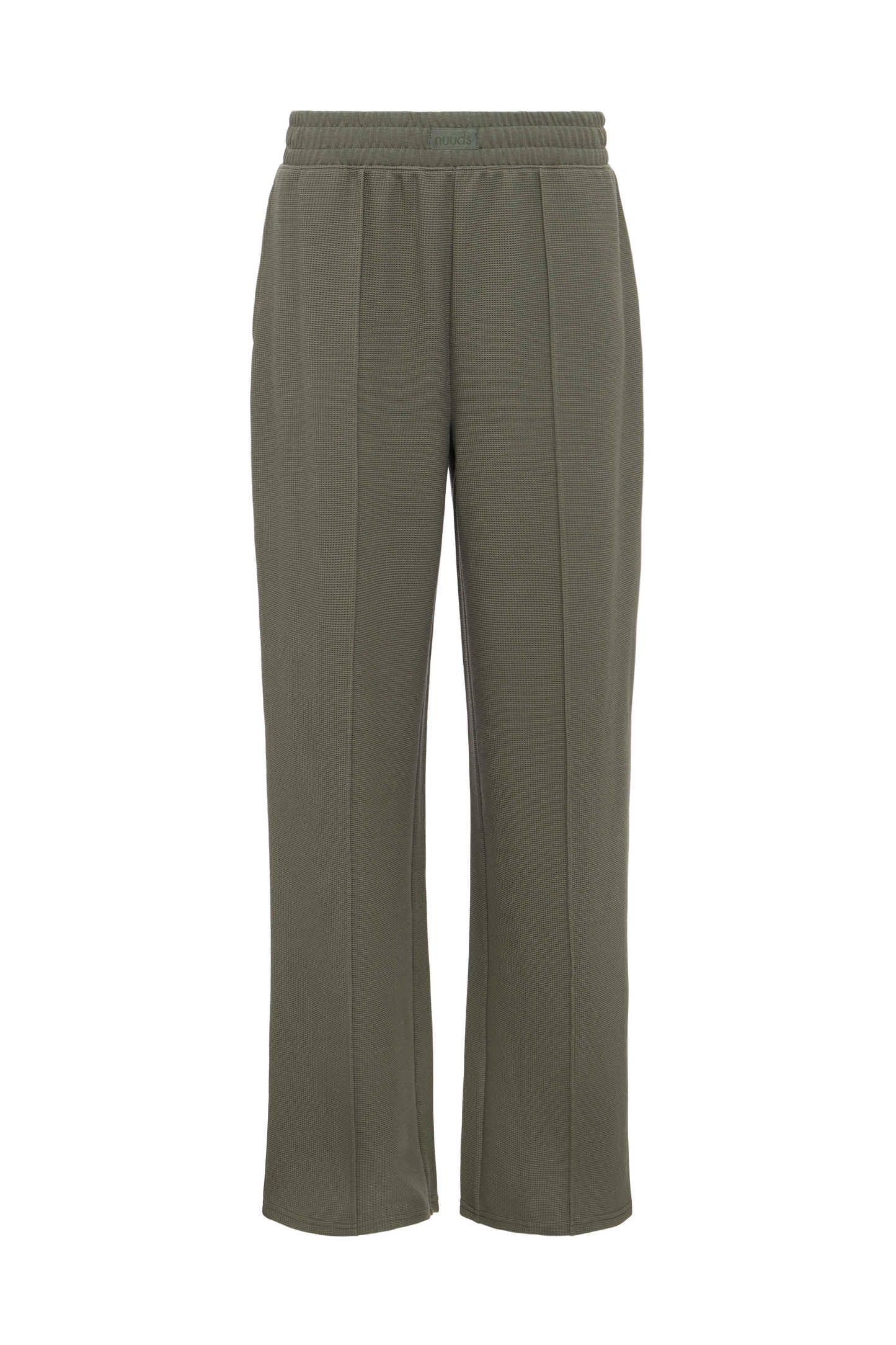 Performance Waffle Wide Leg Pant | Olive
