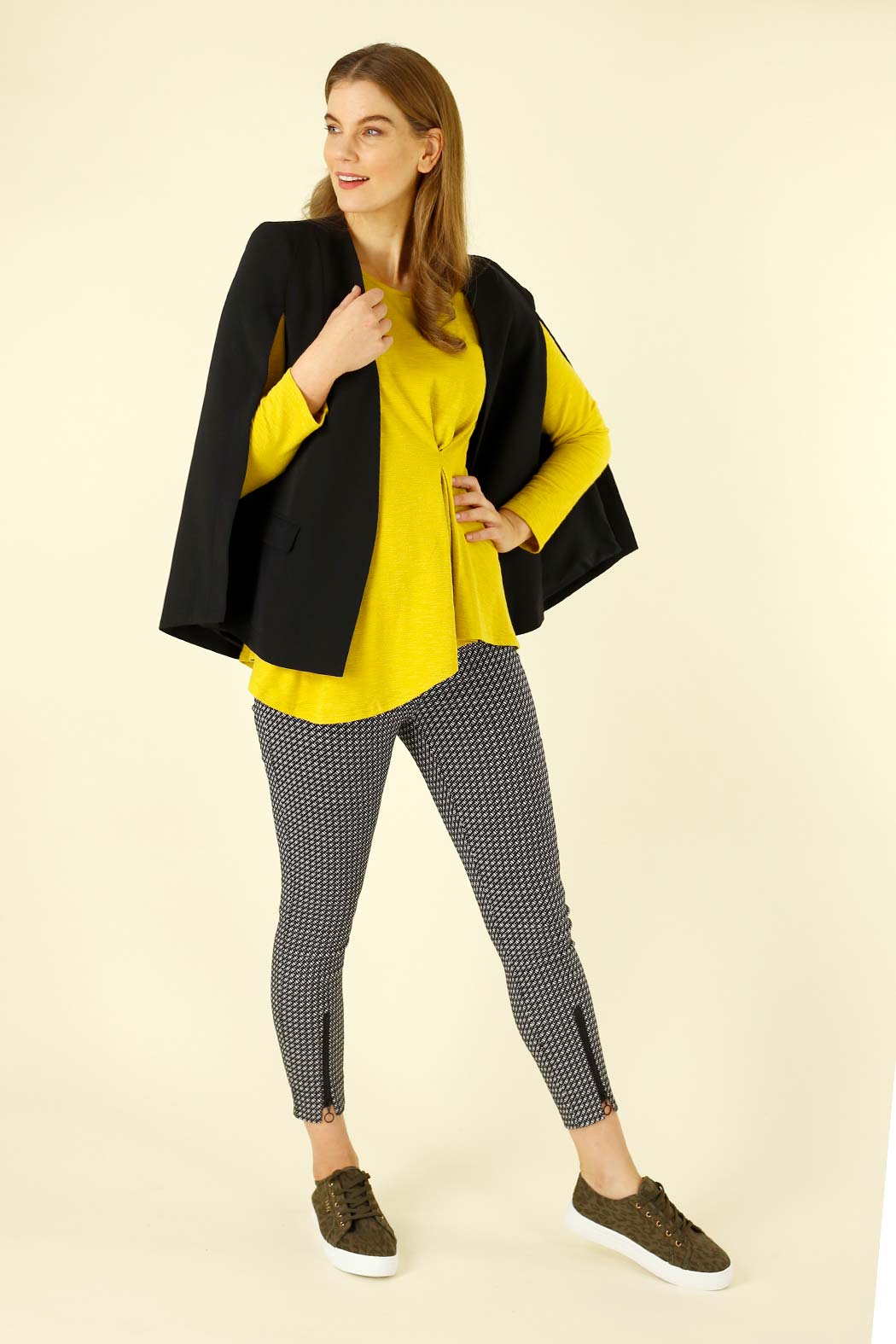 Black Euro Cape Jacket - SALE