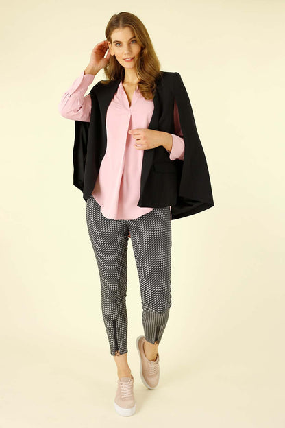 Black Euro Cape Jacket - SALE