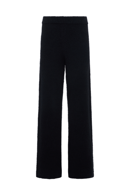 Boucle Sweater Pant | Black
