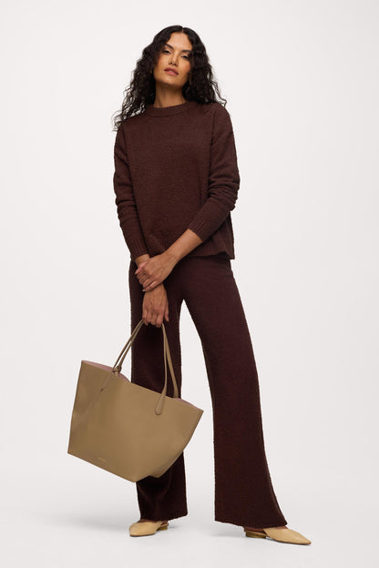 Boucle Sweater Pant | Espresso