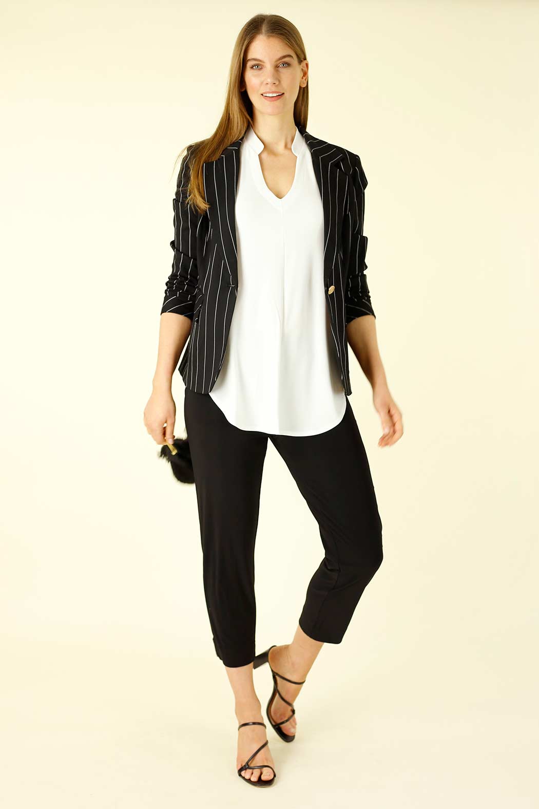 Black Jersey Easy Fit Pant