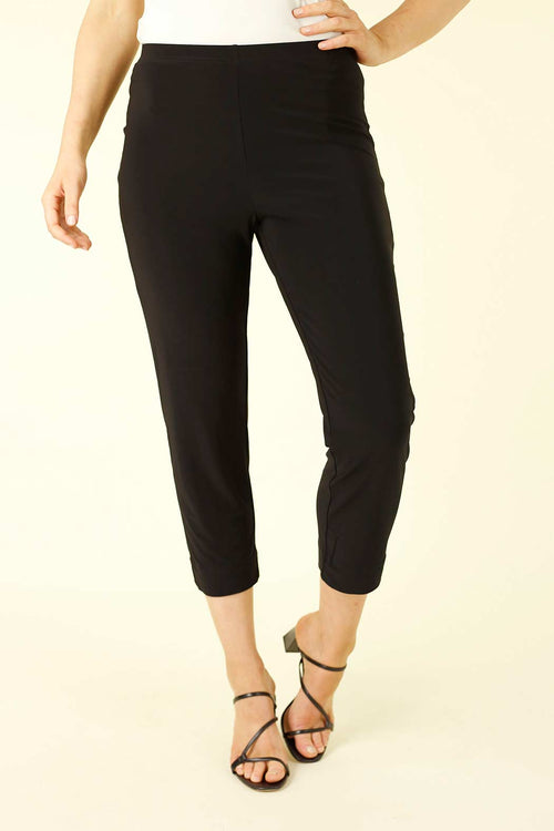 Black Jersey Easy Fit Pant