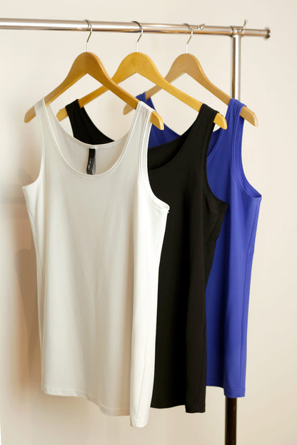 BACK IN STOCK 3 Pack 70cm Jersey Cami (Blue, Black & White)