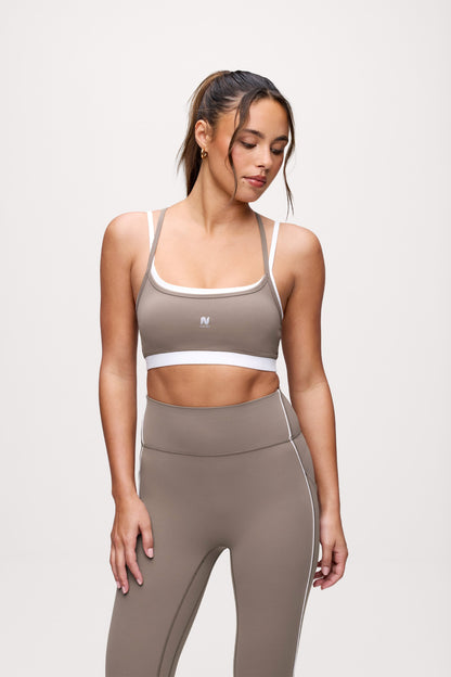 Motion Contrast Layering Bra
