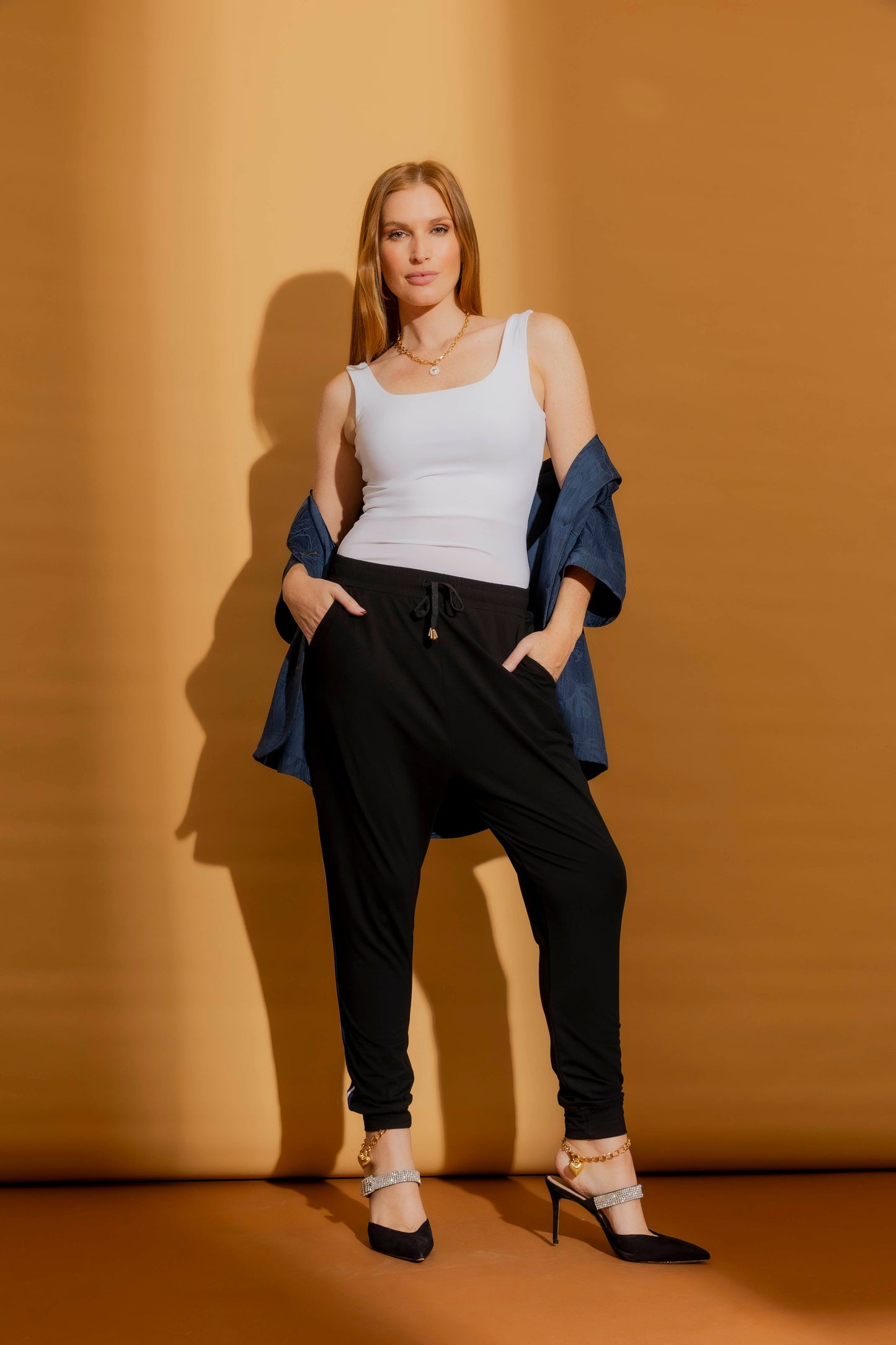 Black Athleisure Pant