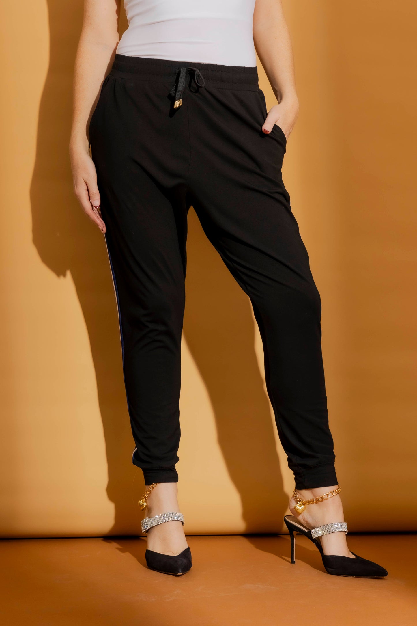 Black Athleisure Pant