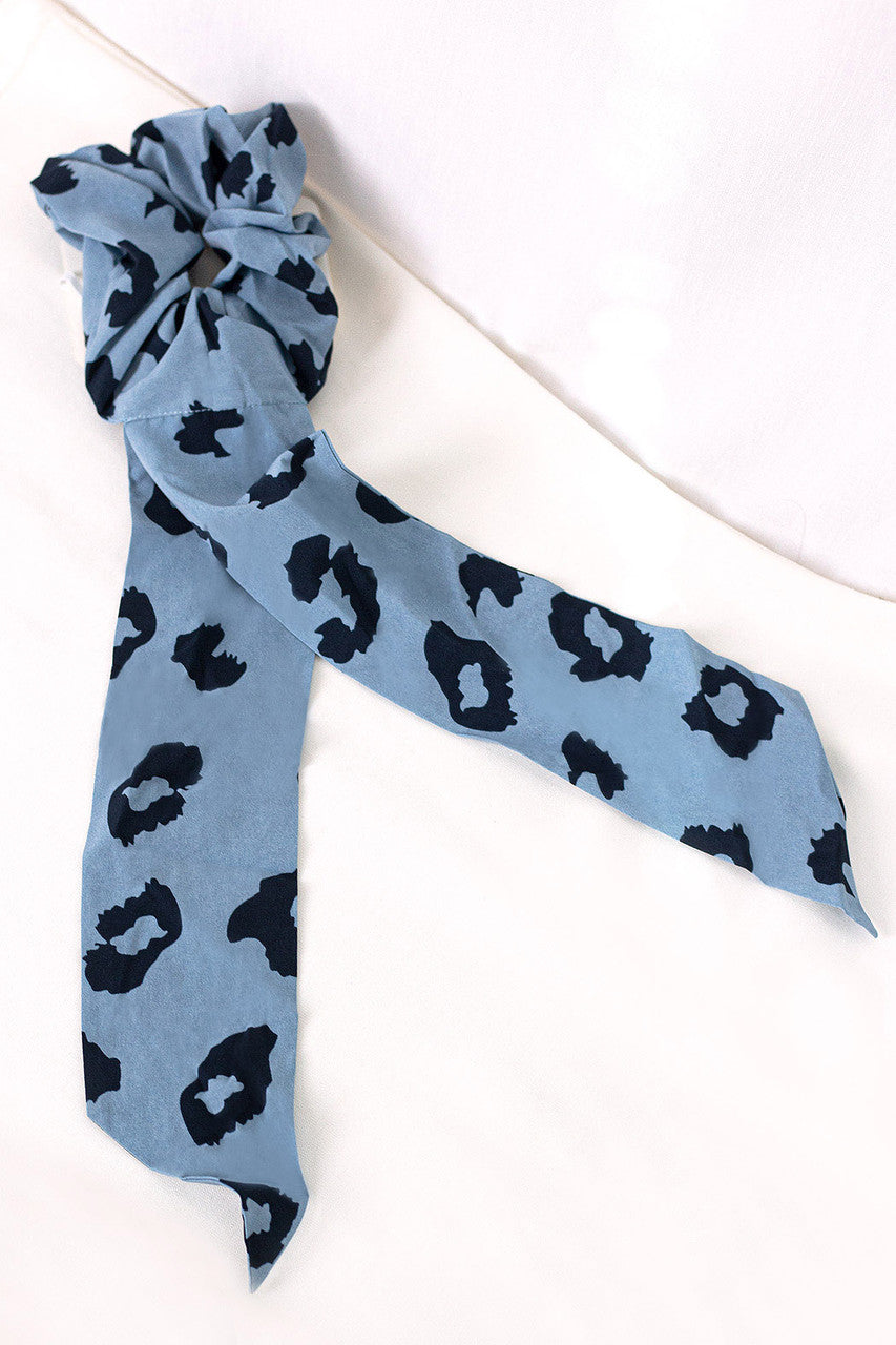 Blue Navy Scrunchie