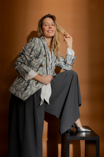 Blue Sisca Tapestry Blazer