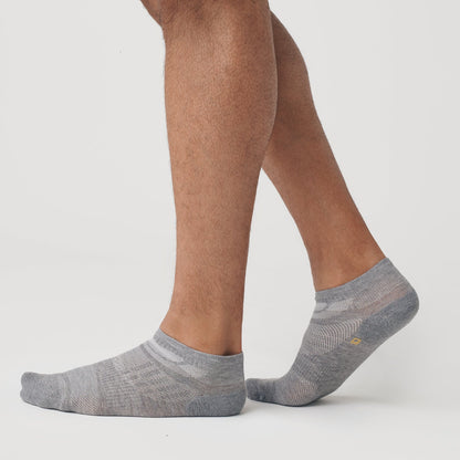 Heather Gray Ankle Socks 12-Pack