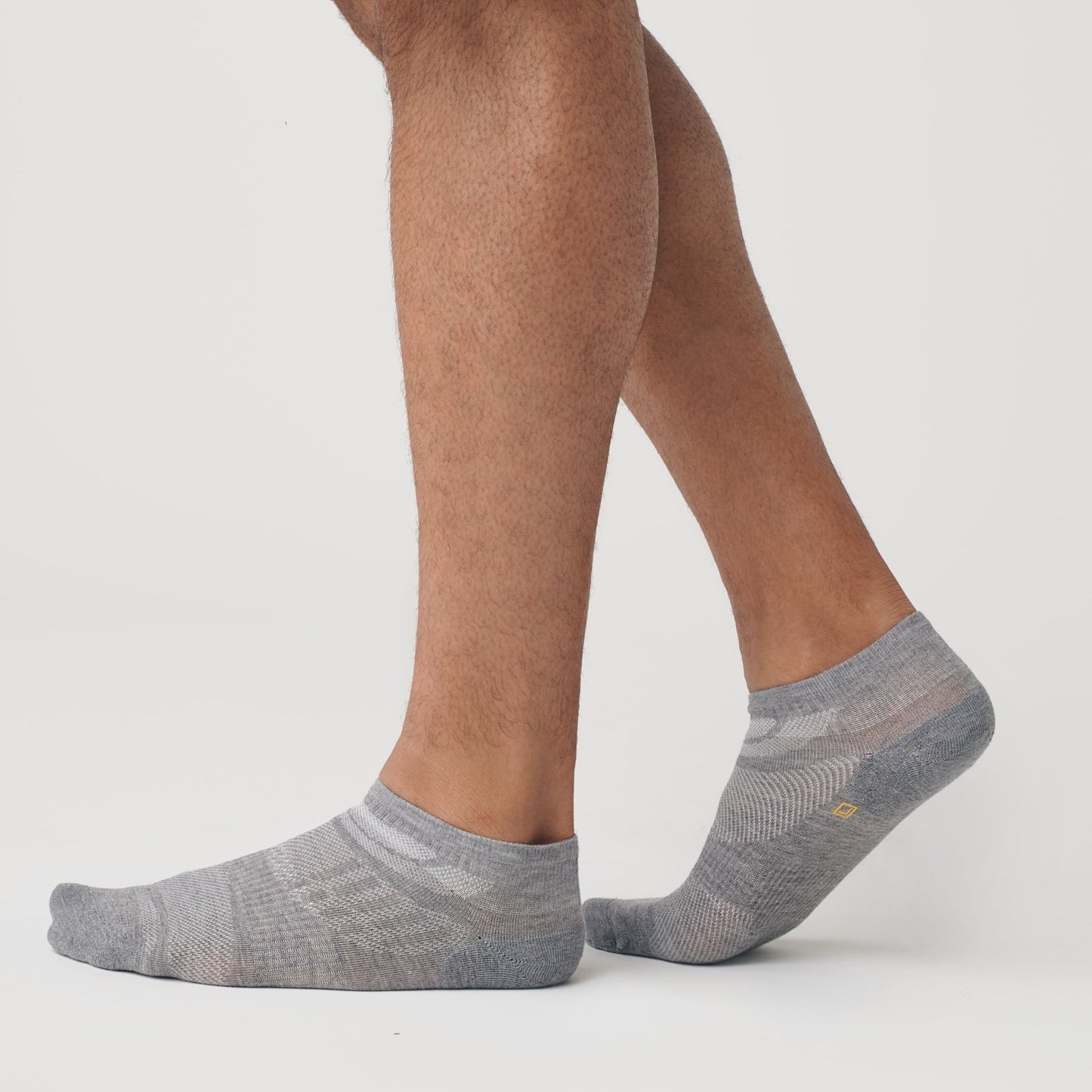 Heather Gray Ankle Sock Single