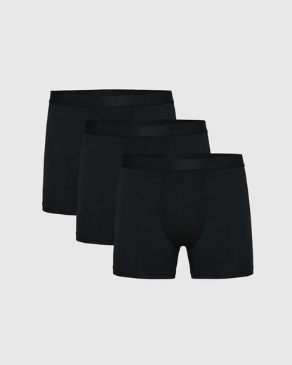 Black Boxer Trunks 3-Pack