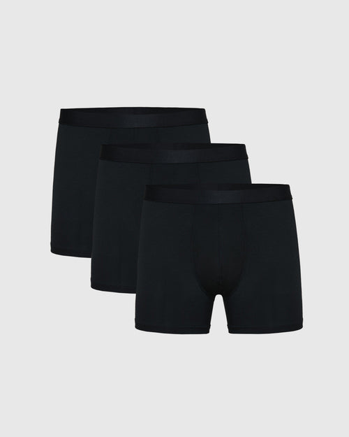 Black Boxer Trunks 3-Pack