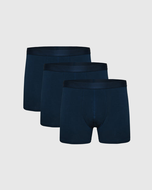 Navy Boxer Trunks 3-Pack