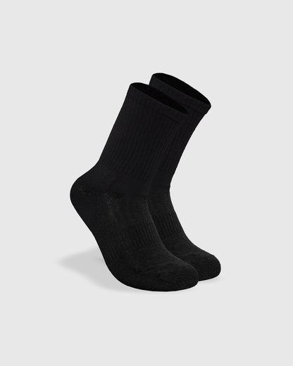 Black Half Crew Socks 3-Pack
