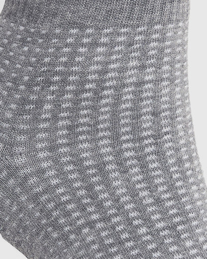 Heather Gray Active Crew Socks 3-Pack