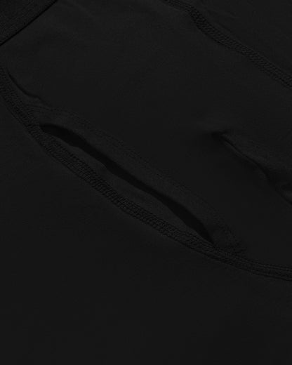Black Boxer Briefs W/ Fly 12-Pack