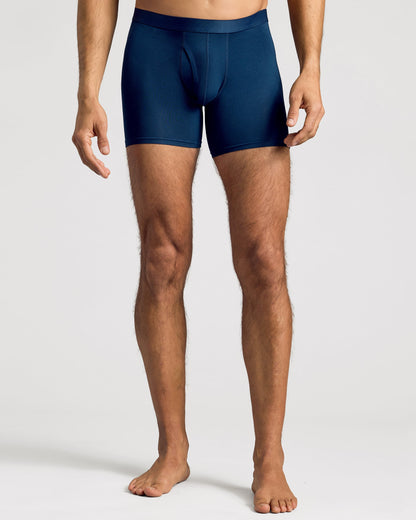 Navy Boxer Briefs W/ Fly 12-Pack 2025