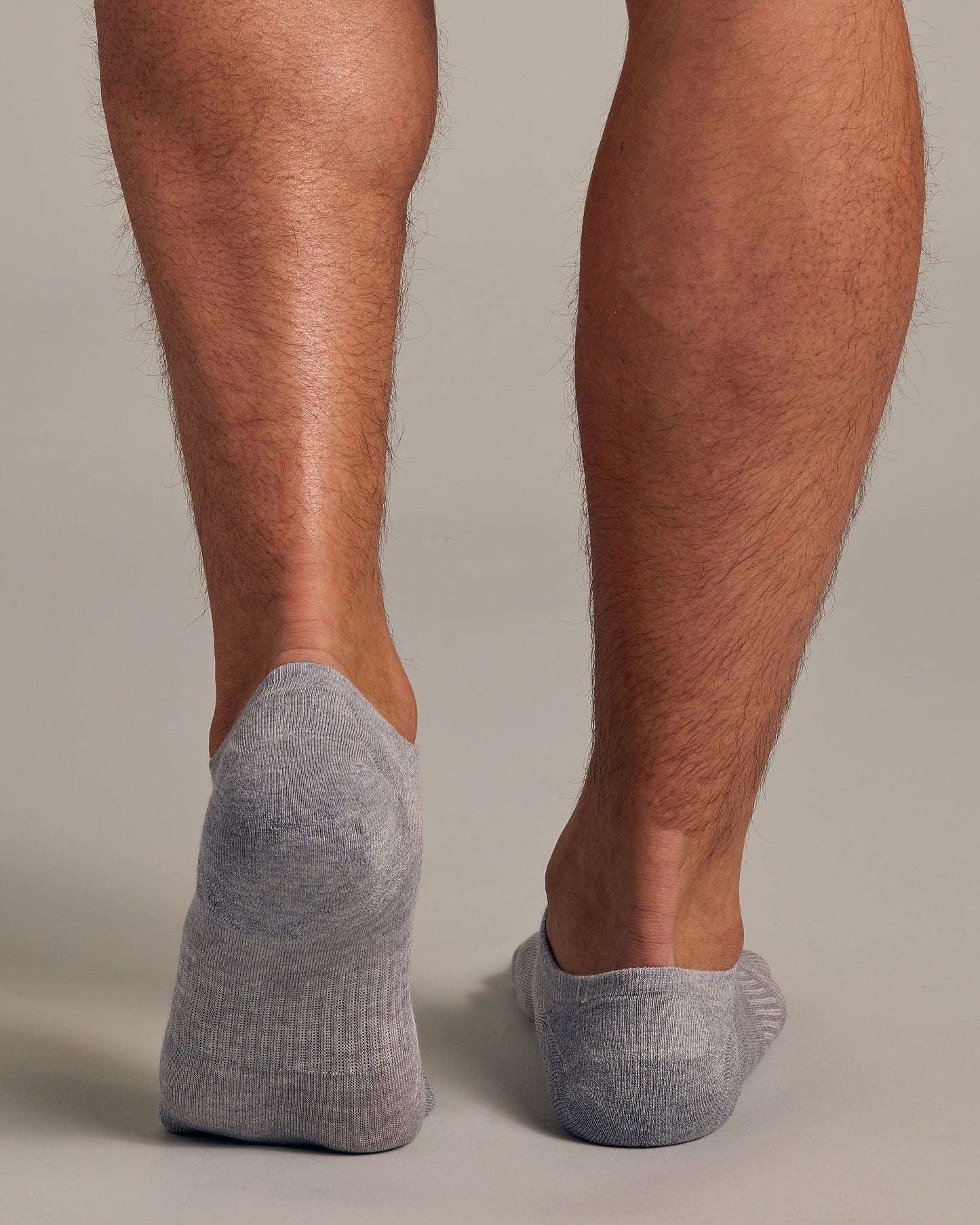 Heather Gray No Show Socks 3-Pack