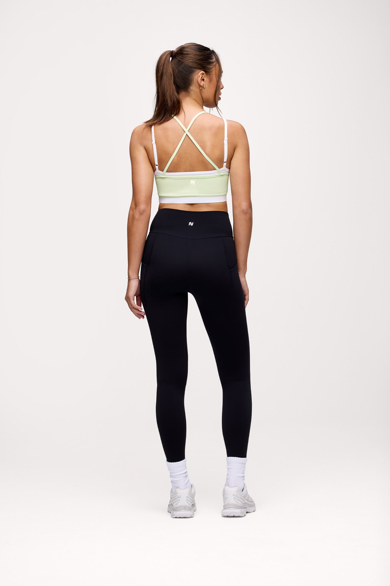 Motion Contrast Layering Bra | Matcha