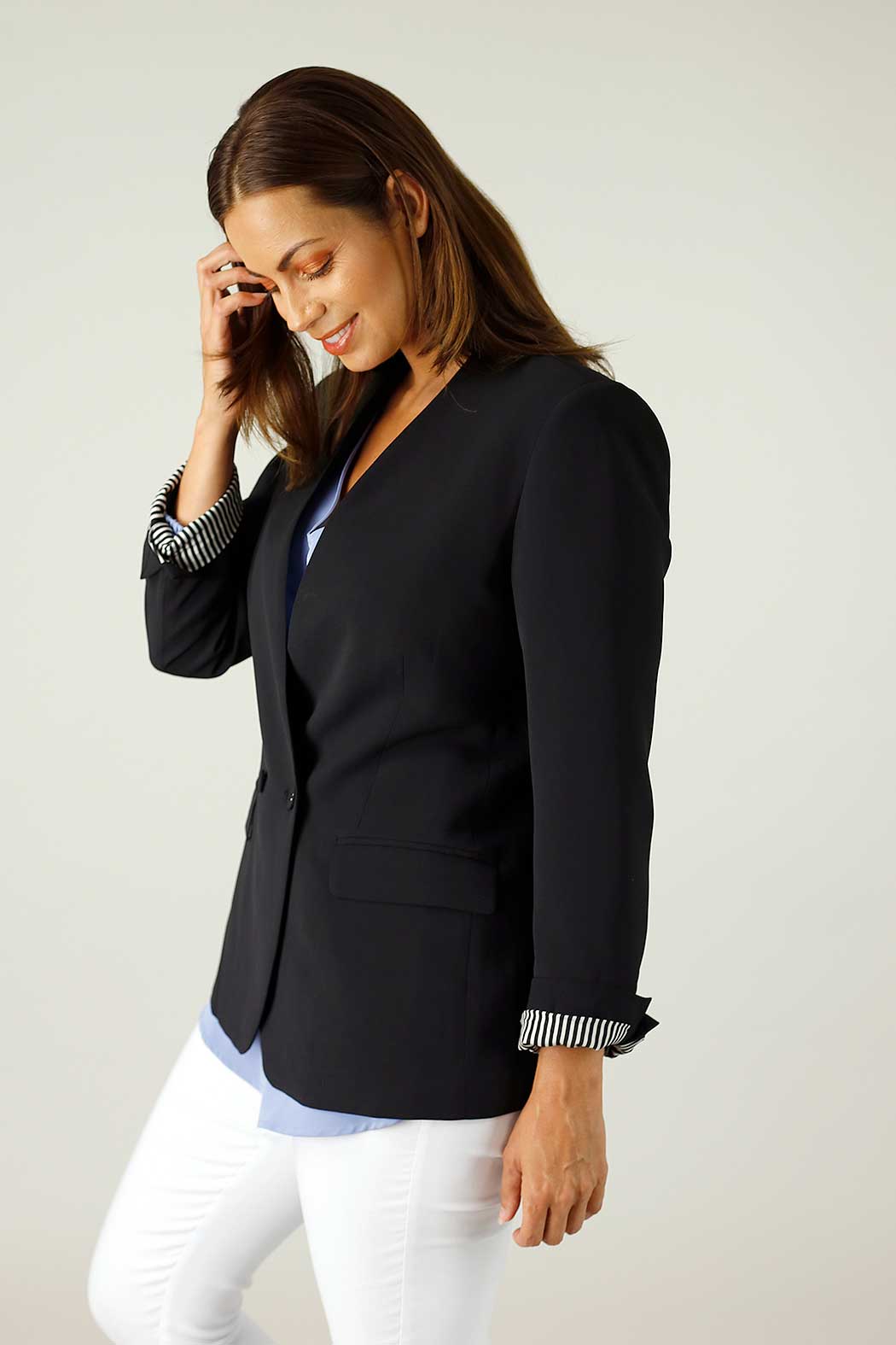 Black Euro Santo Blazer