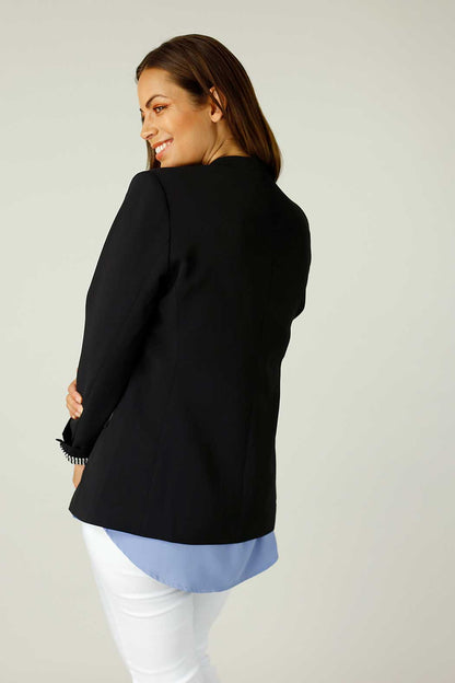 Black Euro Santo Blazer