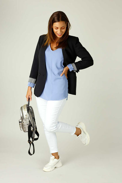 Black Euro Santo Blazer