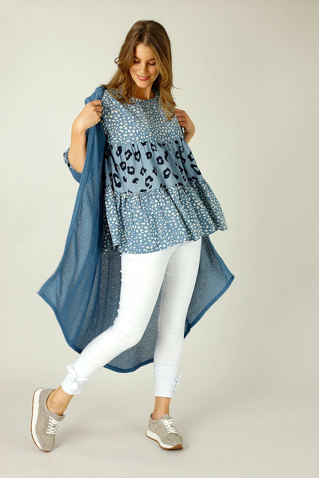 Chambray Nano Patchwork Top - SALE
