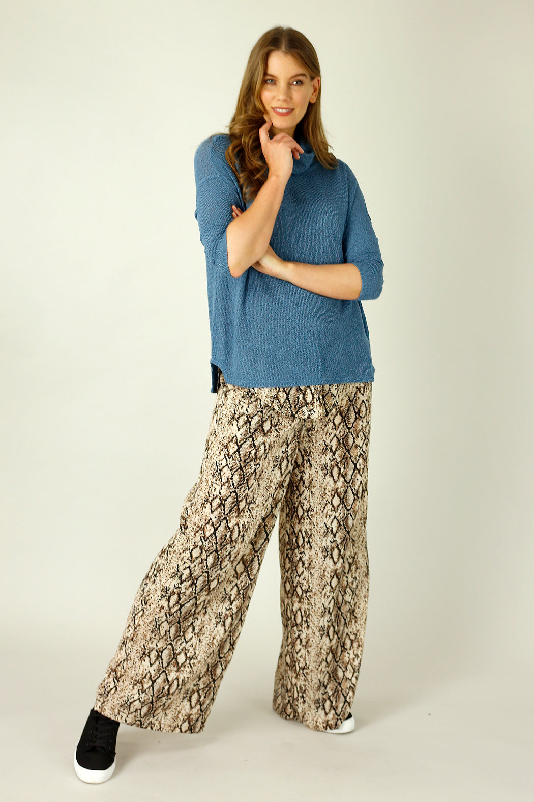 Brown Snake Cargo Culotte - SALE