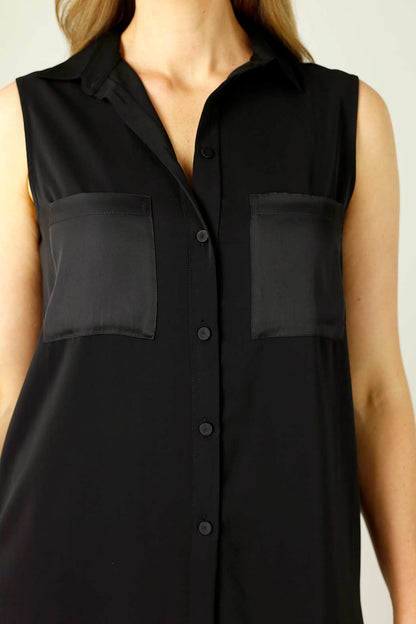 Black Soft Touch Patch Cami