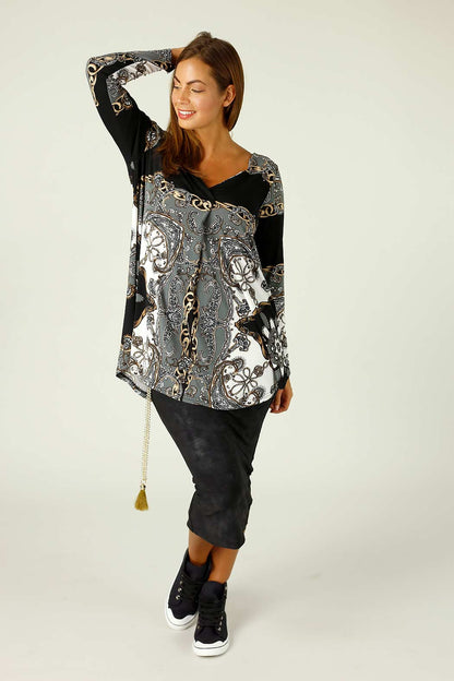 Chains Jersey Codi Top - SALE